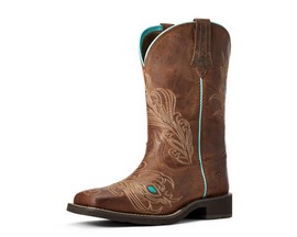 Ariat® Women's Bright Eyes II Western Boots - Weathered Brown