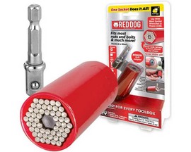 As Seen on TV® Red Dog Universal Socket Adapter - 1 pack