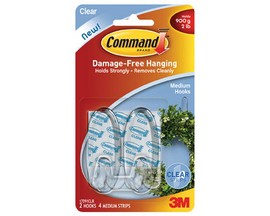 Command 3M 2 lb. Medium Hooks - 2 Pack
