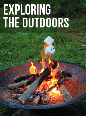 Outdoor cooking, living, playing, and fishing gear