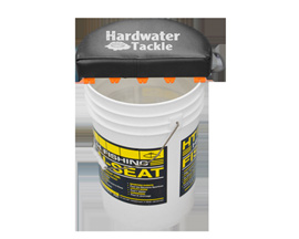 HT Enterprises INC™ Hardwater Bucket Seat with Rod Clip Holders for 5/6 Gal. Buckets