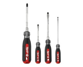 Milwaukee® Cushion Grip Screwdriver - 4 pc.