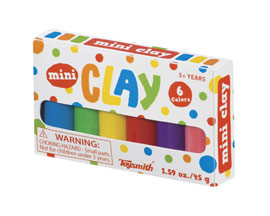Toysmith® Mini Modeling Clay Set with 6 Colors
