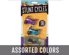 Toysmith® Stunt Cycles - Assorted Colors