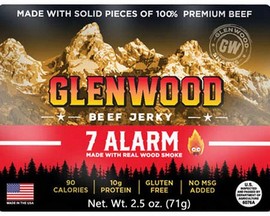Glenwood 7 Alarm Beef Jerky - 2.5 oz.