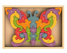 BeginAgain® A to Z Butterfly Puzzle