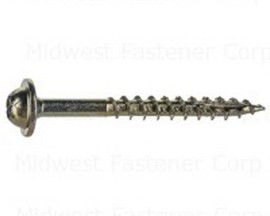 Midwest Fastener® Saber Drive Yellow Zinc T20 Cabinet Screws - 5 lb. Box