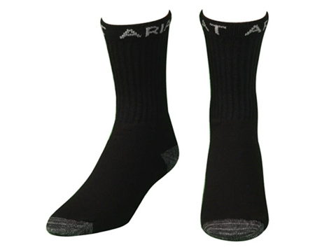 Ariat® 3-Pack Men's Super Crew Boot Socks - Black