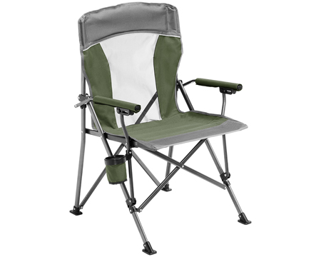 Alpine Mountain Gear® Hard Arm Chair - Green