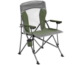 Alpine Mountain Gear® Hard Arm Chair - Green