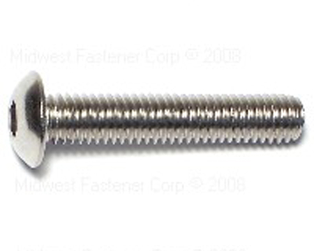 Midwest Fastener® Stainless Steel Fine Button Socket Cap Screw - 10-32