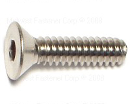 Midwest Fastener® Stainless Steel Coarse Flat Socket Cap Screw - No. 6 - 10