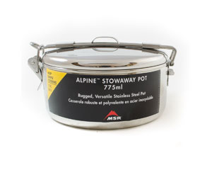 MSR Alpine Stowaway Stainless Steel 775 ml Pot