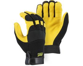 Yellowstone® Golden Eagle™ Deerskin Palm Mechanics Gloves
