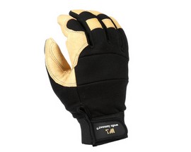 Wells Lamont® Hybrid Pigskin Leather Palm Adjustable Gloves