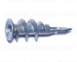 Midwest Fastener® E-Z® Zinc Drywall Anchor - No. 8