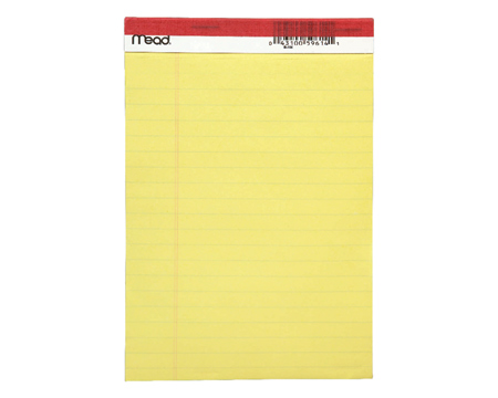 Mead® 5 in. W X 8 in. L Legal Pad 50