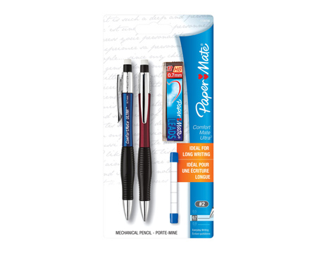 Papermate® Comfort Mate Ultra HB Mechanical Pencil .7mm 2pk