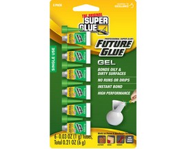 The Original Super Glue® Future Glue Gel Instant Bond Single Use Super Glue - 6 Pack
