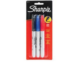 Sharpie® Assorted Fine Tip Permanent Marker 3 pk