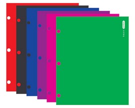 BAZIC® Laminated Bright Glossy Color 2-Pockets Portfolios Bazic Products