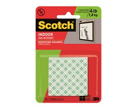 Scotch® Double Sided 1 in. W X 1 in. L Mounting Squares White