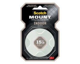 Scotch® 3M - Mount Double Sided 1/2 in. W X 80 in. L Mounting Tape White