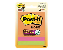Post-it® 3 in. W X 3 in. L Assorted Sticky Notes 3 Pad