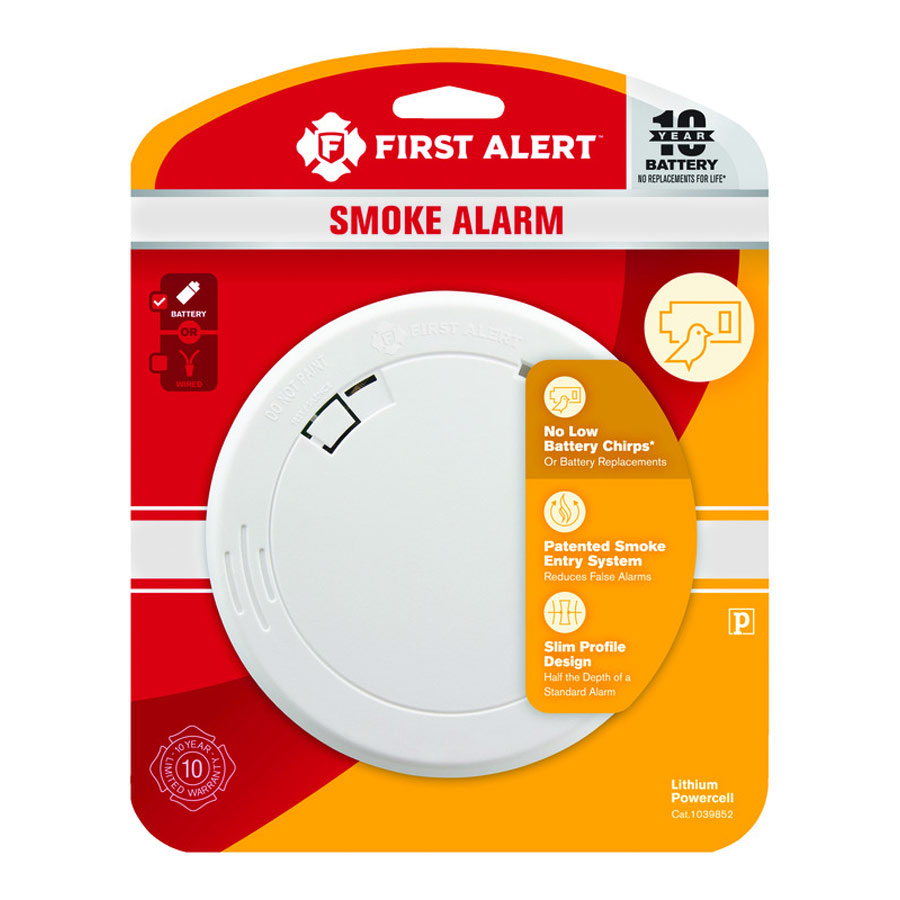 First Alert® Smoke Alarm with 10-year Battery