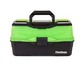 Flambeau® Frost Series Classic 3-Tray Tackle Box - Black/Green