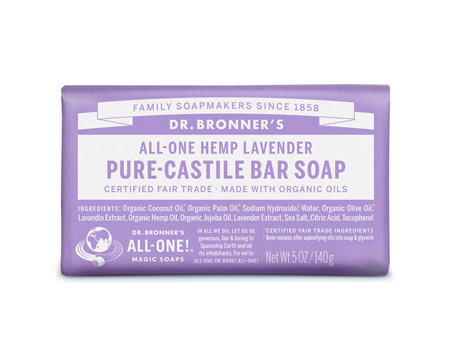 Dr. Bronner's® 5 oz. Pure Castile Bar Soap - Lavender