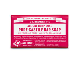 Dr. Bronner's® 5 oz. Pure Castile Bar Soap - Rose
