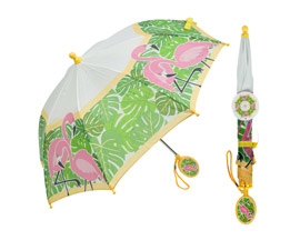 Four Seasons® Girl's Umbrella - Flamingo