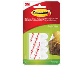 Command 3M Poster Strips - 12 Pack