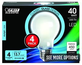 Feit Electric® 40 Watt Equivalent A19 LED Light Bulbs - 4 Pack