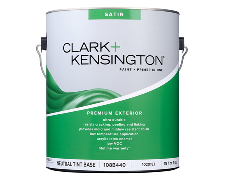 Clark+Kensington® 1 Gal. Premium Exterior Paint+Primer In One - Satin