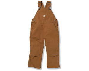 Carhartt® Infant Toddler Boys' Washed Canvas Bib Overalls (3m-4T)