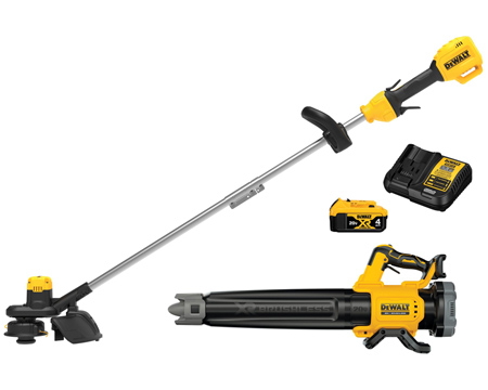 DeWalt® XR® 20V Max Cordless String Trimmer and Brushless Blower Combo Kit