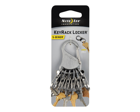 Nite Ize® KeyRack Locker 2 in. Stainless Steel Carabiner Key Holder