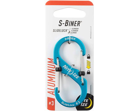 Nite Ize® S-Biner SlideLock Aluminum - #3 Blue