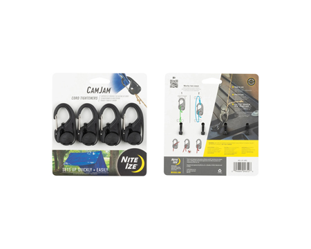 Nite Ize® CamJam Cord Tightener - 4 Pack