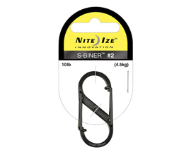 Nite Ize® SlideLock Aluminum #2 S-Biner - Black