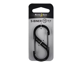 Nite Ize® SlideLock Aluminum #3 S-Biner - Black