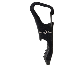 Nite Ize® DoohicKey 1.8 in. Black Stainless Steel Multi Key Tool