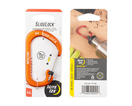 Nite Ize® SlideLock Carabiner Aluminum #4 - Orange