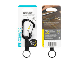 Nite Ize® SlideLock Key Ring #3 - Black