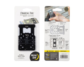 Nite Ize® Financial Tool Multi Tool RFID Block Wallet
