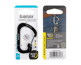 Nite Ize® S-Biner SlideLock Aluminum - #3 Black