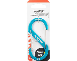 Nite Ize® Aluminum Dual S-Biner #4 - Blue