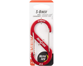 Nite Ize® Aluminum Dual S-Biner #4 - Red